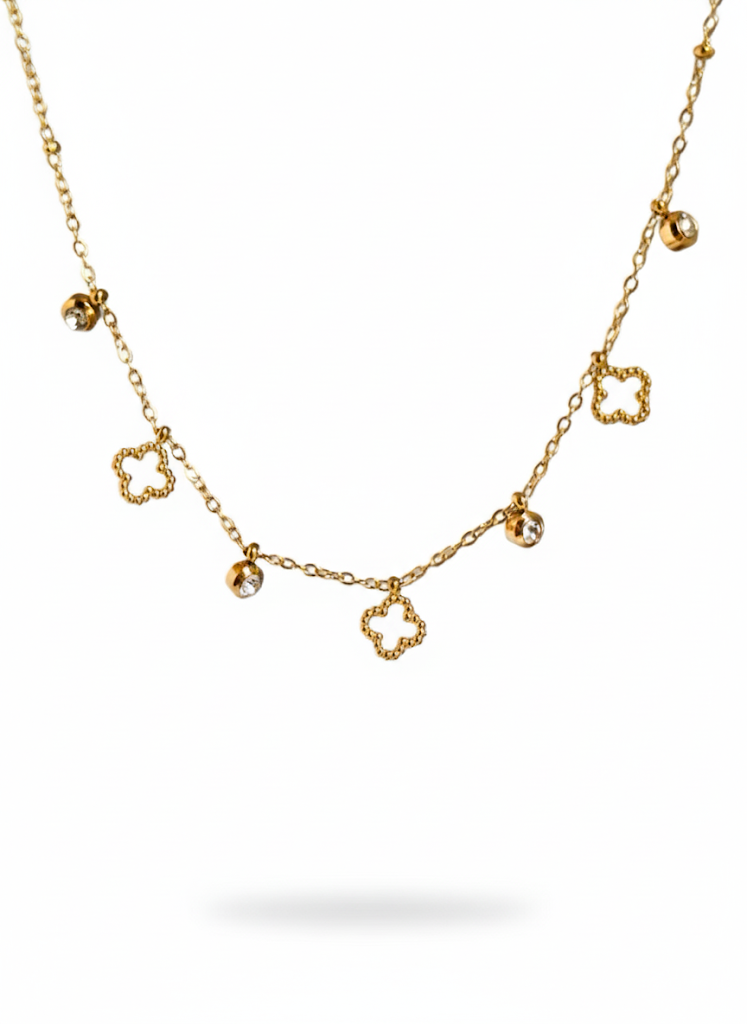 Clover Stud Necklace