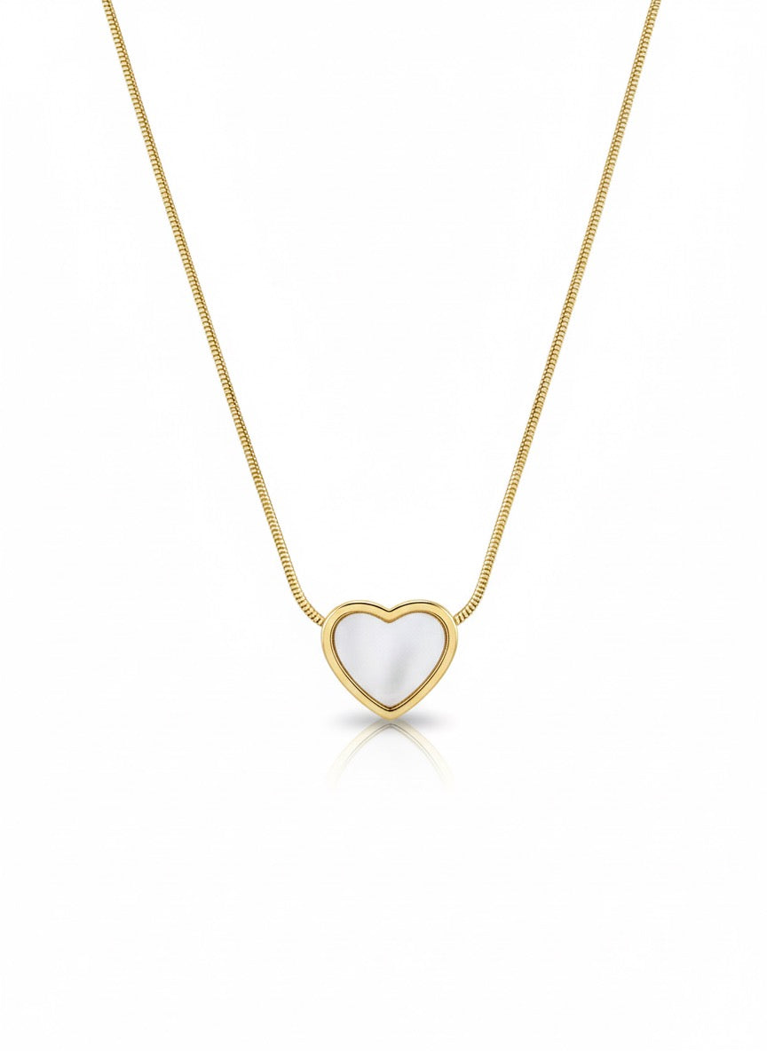 White Heart Neck-chain