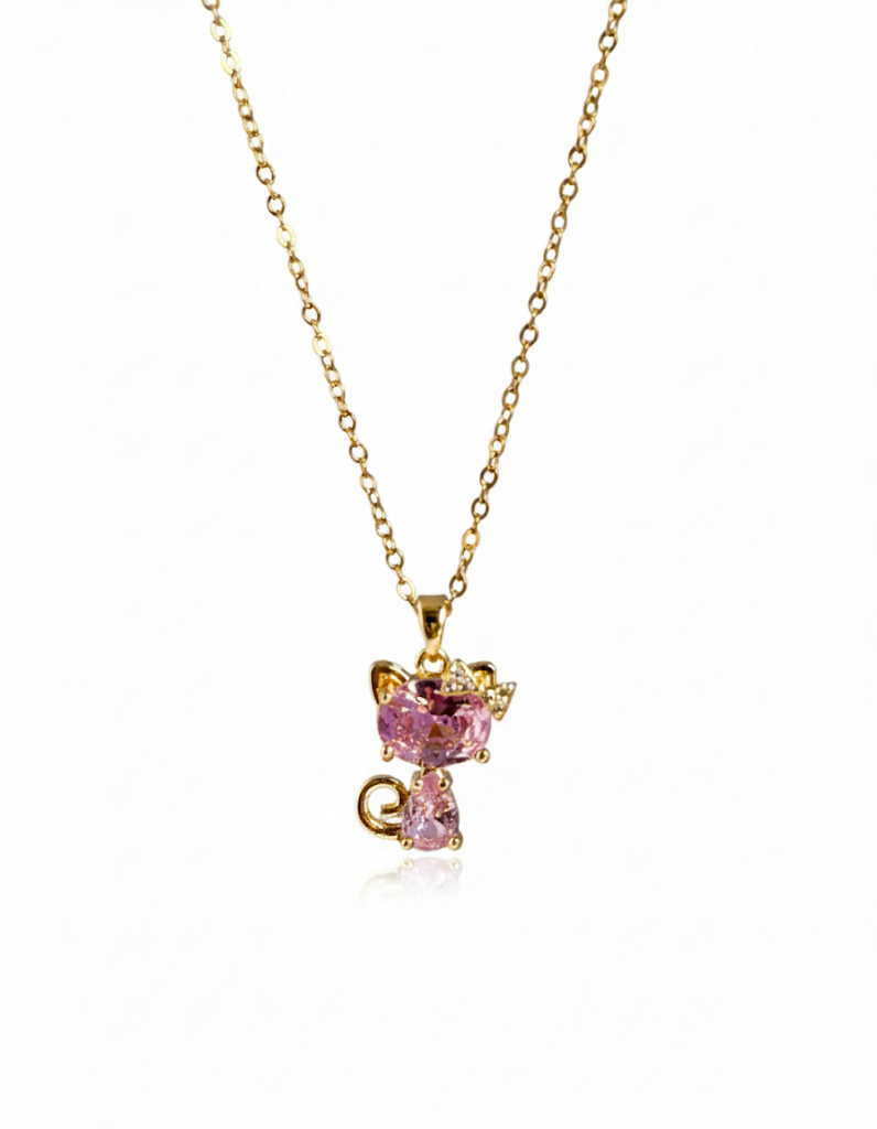 Kitty Pink Neck chain