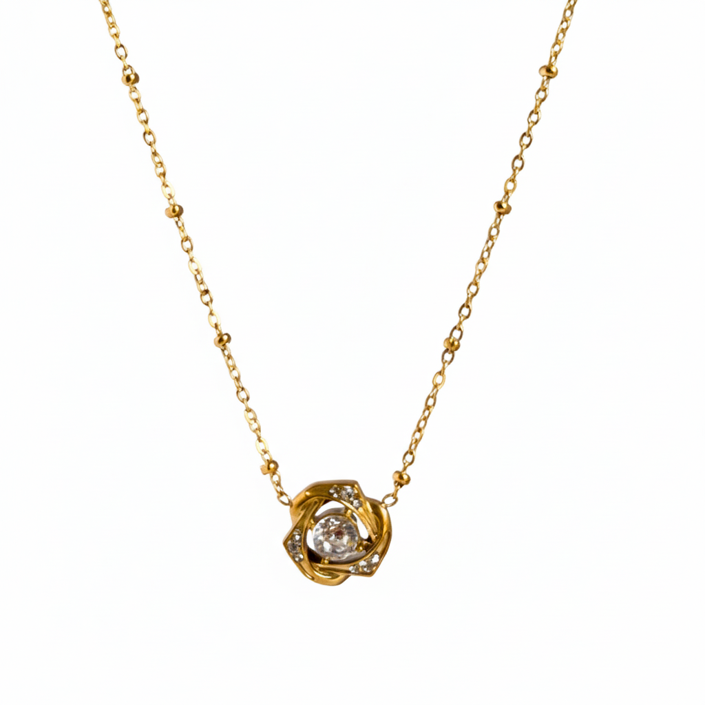 Rose Pendant Neck-chain