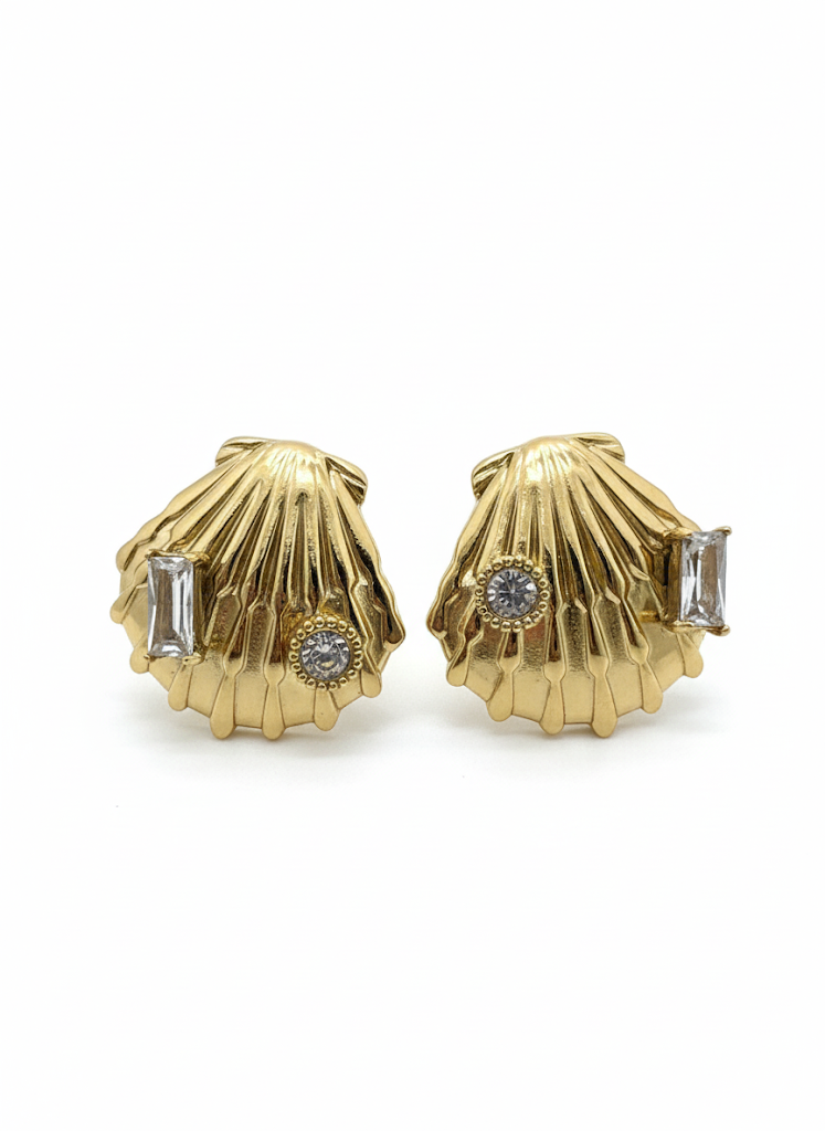 Shell Studded Earrings