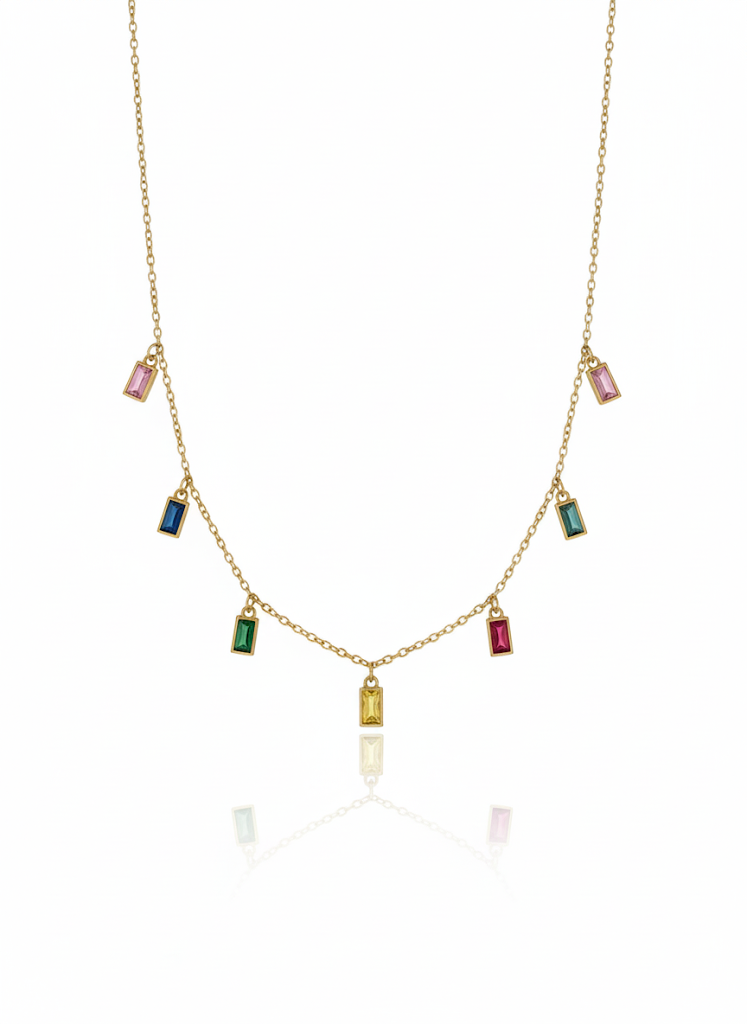 Multicolour Hanging Necklace