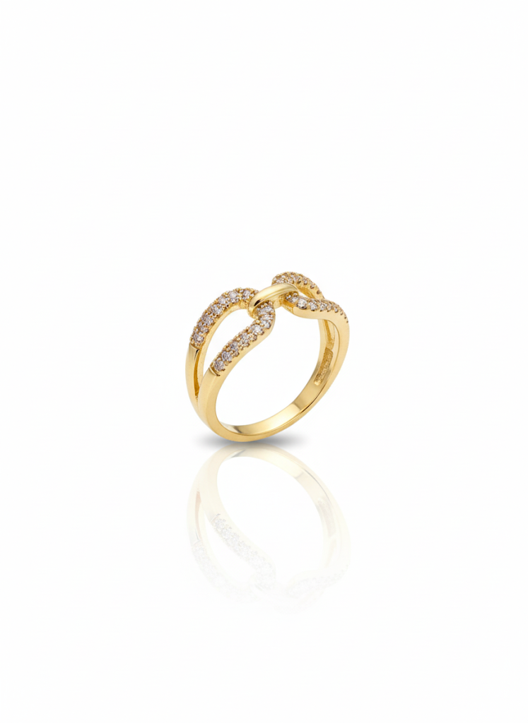 Studded Adjustable Ring