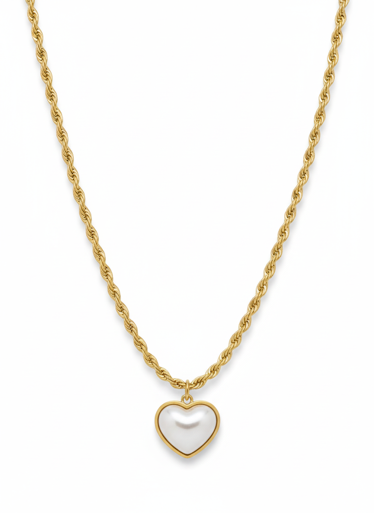Pearl Heart Neck chain