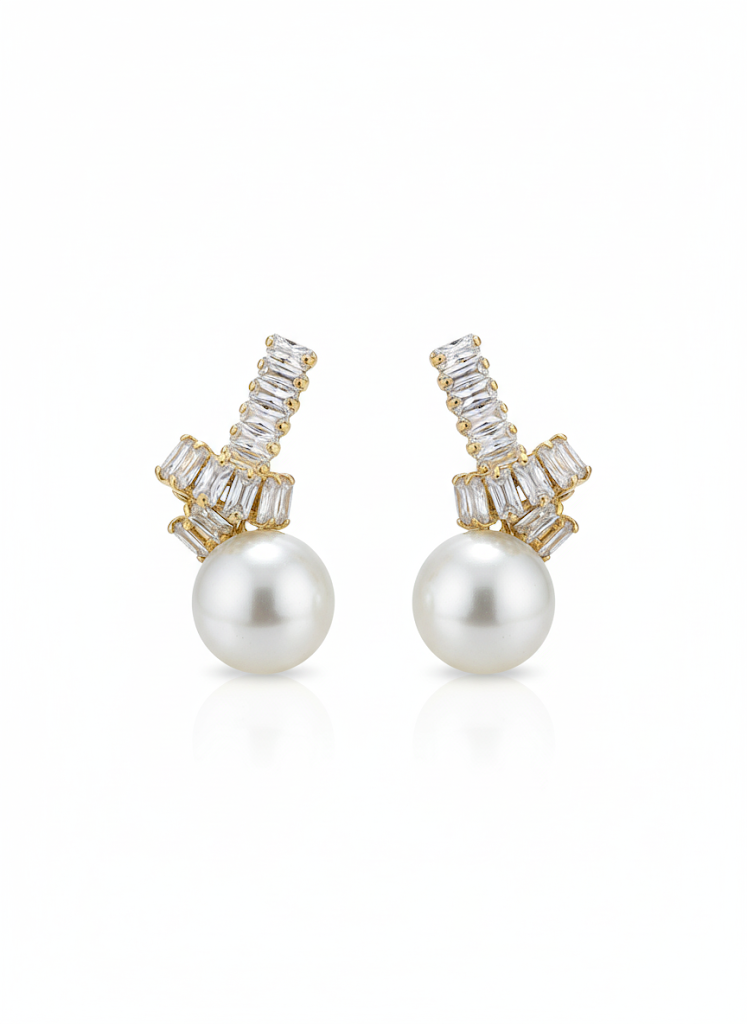 Knot Pearl Earrings